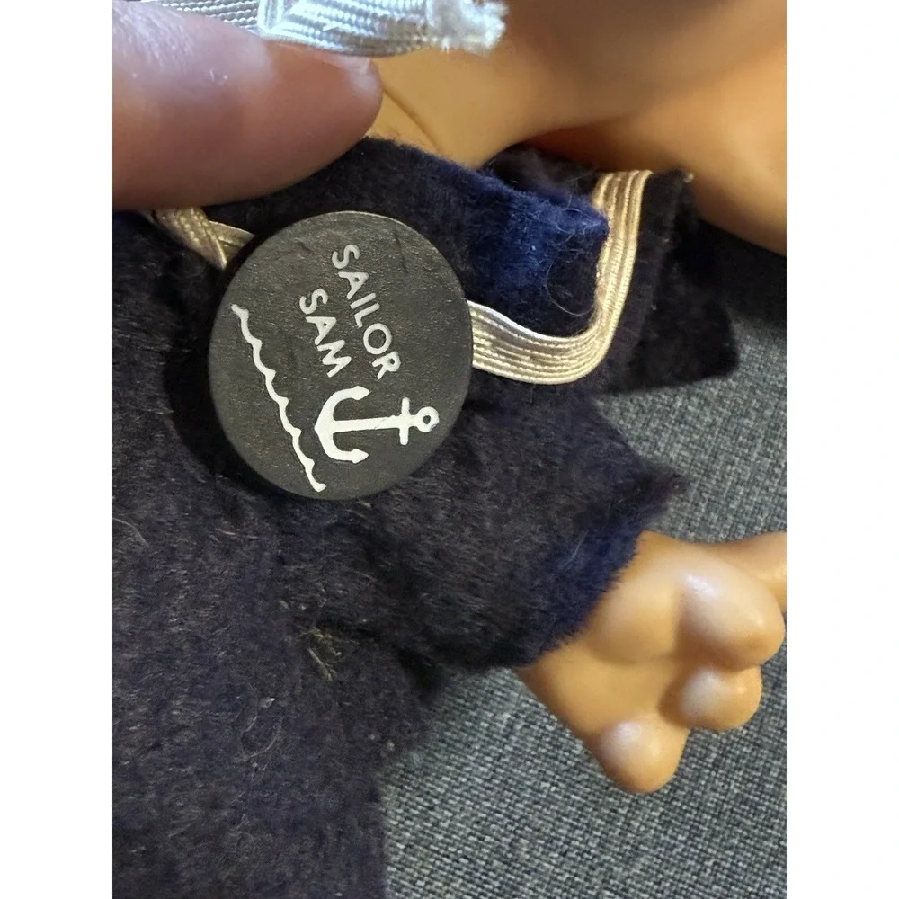 Huron Sailor Sam Vinyl Mouse FigureIn Navy Uniform‎ VTG